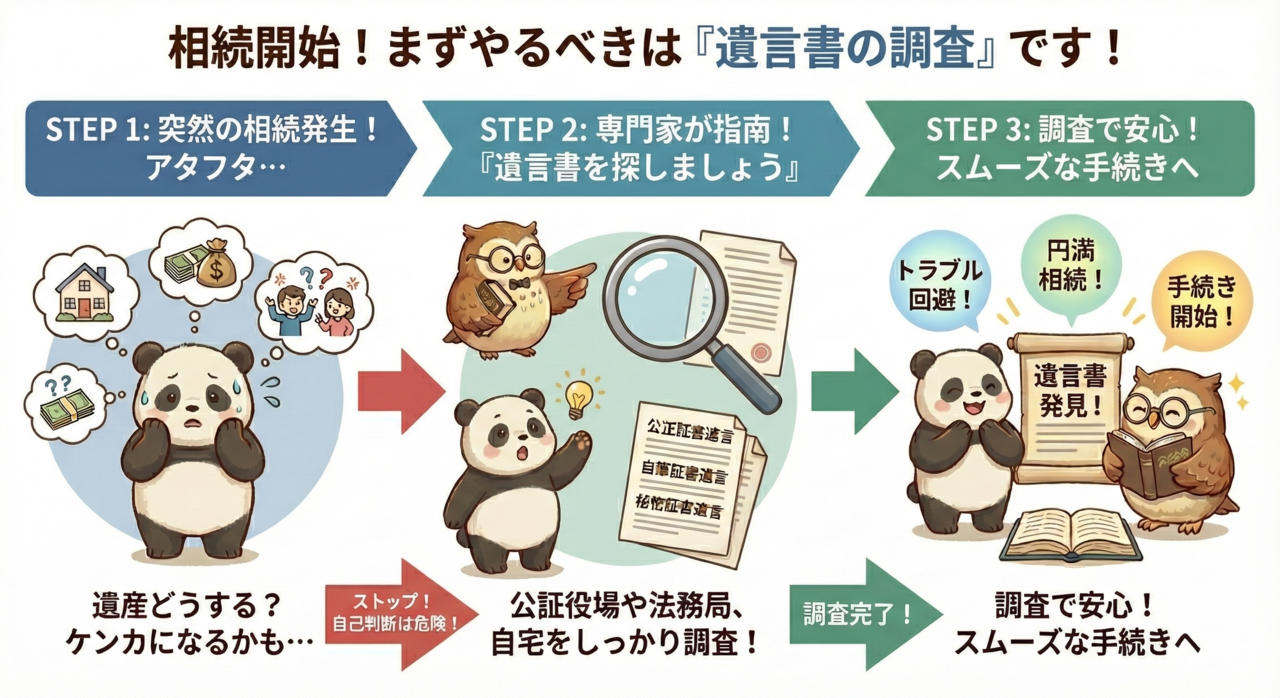 遺言書調査の重要性