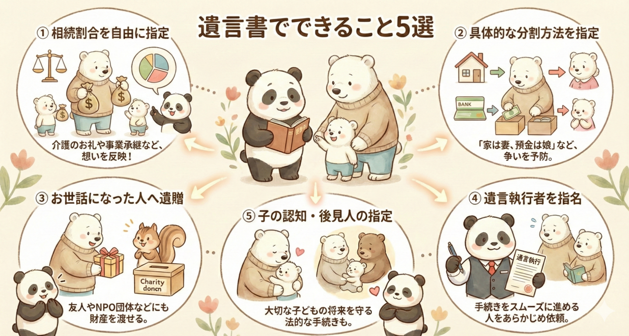 遺言でできること５選