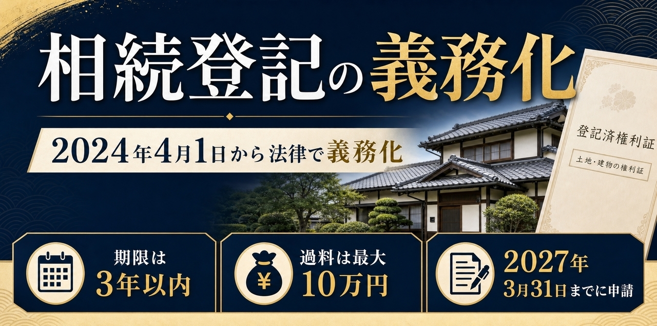 相続登記の義務化について