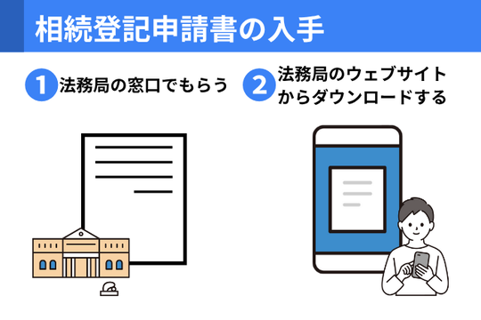 相続登記申請書の入手方法