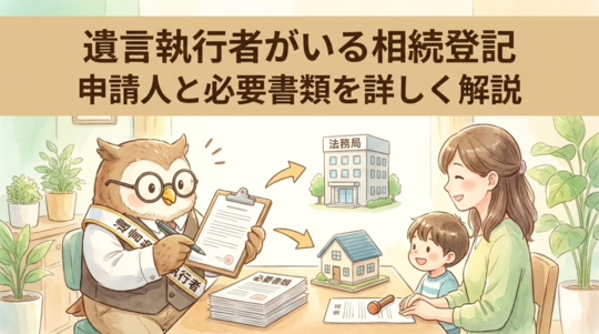遺言執行者がいる相続登記 申請人と必要書類を詳しく解説